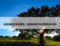 有没有青少年足球队（有没有青少年足球队的小说）