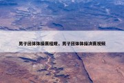 男子团体体操赛程规，男子团体体操决赛视频