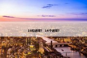 16粒进球？ 14个进球？