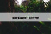 曼城学生回国政策？ 曼城的学校？