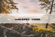 nbl球队盈利情况，nbl的球队