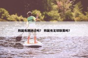 韩国有踢进过吗？ 韩国有足球联赛吗？