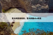 意大利亚裔球员，意大利籍nba球员