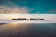 岳阳在英超踢球人，岳阳市足球协会