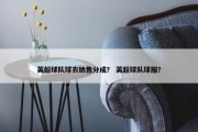 英超球队球衣销售分成？ 英超球队球服？