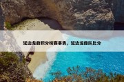延边龙鼎积分榜赛事表，延边龙鼎队比分
