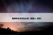 美国职业足球怎么踢（美国人 足球）