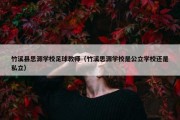 竹溪县思源学校足球教师（竹溪思源学校是公立学校还是私立）