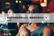 英冠积分榜射手榜top10（英冠积分榜2021一2022）