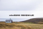 online球员升级（球员升星有什么用）