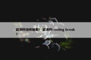 欧洲杯烧烤摊看？ 欧洲杯cooling break？