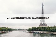 fm2017低级别联赛怎么玩6（fm低级别联赛推荐）