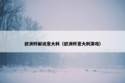 欧洲杯解说意大利（欧洲杯意大利演戏）