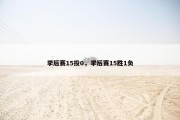 季后赛15投0，季后赛15胜1负