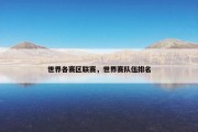 世界各赛区联赛，世界赛队伍排名