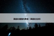 英超红魔强大阵容（英超红名单）