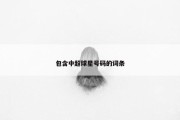 包含中超球星号码的词条