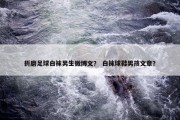 折磨足球白袜男生微博文？ 白袜球鞋男孩文章？