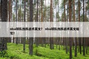 nba球队挡拆战术英文？ nba球队挡拆战术英文缩写？