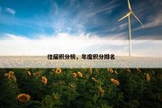 往届积分榜，年度积分排名