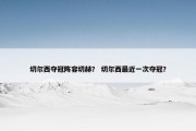 切尔西夺冠阵容切赫？ 切尔西最近一次夺冠？