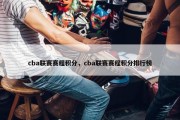 cba联赛赛程积分，cba联赛赛程积分排行榜