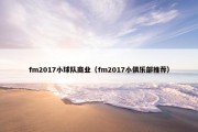 fm2017小球队商业（fm2017小俱乐部推荐）