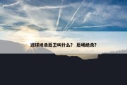 进球绝杀后卫叫什么？ 后场绝杀？