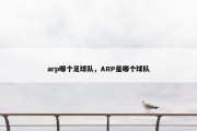 arp哪个足球队，ARP是哪个球队