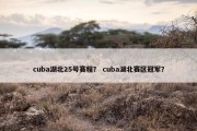 cuba湖北25号赛程？ cuba湖北赛区冠军？