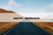 英超杯球票，英超球票当地价格
