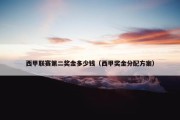 西甲联赛第二奖金多少钱（西甲奖金分配方案）