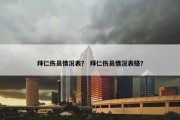 拜仁伤员情况表？ 拜仁伤员情况表格？