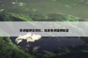 非洲雄狮足球队，目前非洲雄狮联盟
