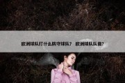 欧洲球队打什么防守球队？ 欧洲球队队徽？