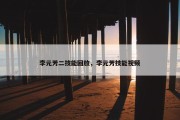 李元芳二技能回放，李元芳技能视频