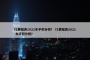 f1赛程表2022车手积分榜？ f1赛程表2021 车手积分榜？