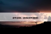 欧甲足球队（欧洲足球甲级联赛）
