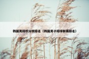 韩国男排积分榜排名（韩国男子排球联赛排名）