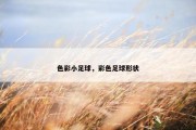 色彩小足球，彩色足球形状