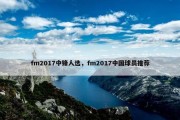 fm2017中锋人选，fm2017中国球员推荐
