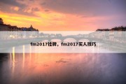 fm2017挂牌，fm2017买人技巧