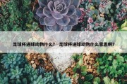 足球杯进球动物什么？ 足球杯进球动物什么意思啊？