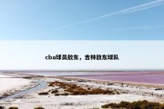 cba球员敖东，吉林敖东球队
