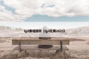lgd赛程回放（lgd比赛2021）