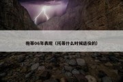 拖蒂06年表现（托蒂什么时候退役的）