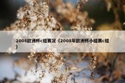 2008欧洲杯c组赛况（2008年欧洲杯小组赛c组）