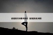 欧冠历次决赛手排名（欧冠历史决赛）