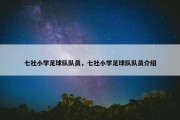 七社小学足球队队员，七社小学足球队队员介绍