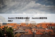 fm2017开档英冠小球队？ fm2021英冠开档球队？